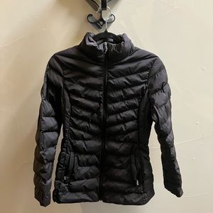 32 degrees heat black puffer jacket